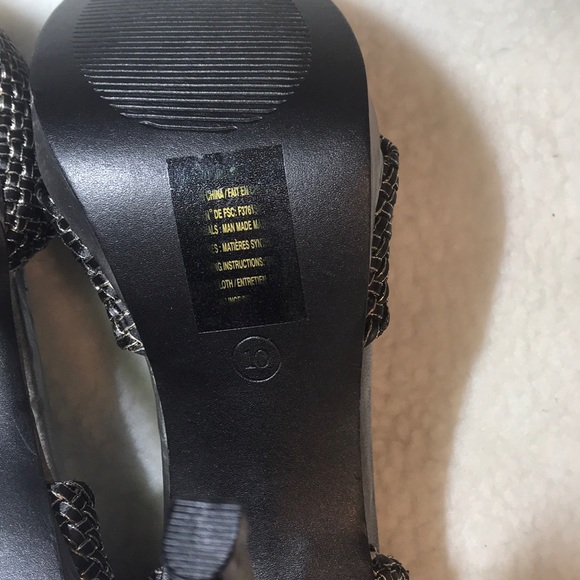 Mark. Silver & Black Heels - Picture 5 of 6